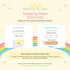 The image is a guide for wrapping paper size, providing information on the available sizes and the corresponding prices.