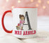 Personalised Teacher Mug – Unique Thank You Gift For Female Teacher – Custom Ceramic Cup - Plain White Mug