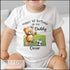 1st Birthday as My Daddy Personalised Baby Outfit | Teddy Bear & Football Design | Vest, T-Shirt, Sleepsuit or Bib | DTG Print