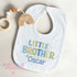 Personalised Little Brother T-shirt: Soft Cotton Baby Bodysuit