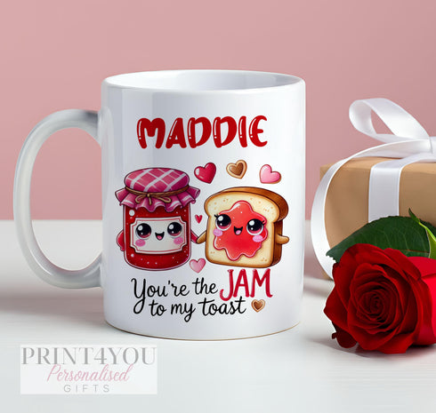 Personalised Wooden Tea and Biscuit Tray - You are the jam to my Toast, Valentine's Gift Ideas (Copy)