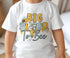 Children's White Cotton T-Shirt -" Big Sister to bee" DTG Printed - Cute Bumble Bee Design