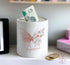 Personalised Ceramic Money Box – Elegant Saving Box For Nursery Decor & Baby Shower Present