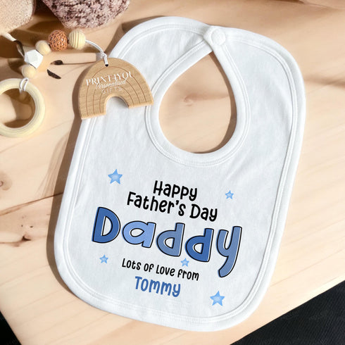 First Father's Day, New Dad Gift, 1st Father's Day Sleepsuit & Babygrow Bodysuit - Daddy's First Father's Day Keepsake, Personalised Baby