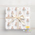 Personalised Christmas Wrapping - Custom Name Bunny Rabbit Gift Wrap Roll