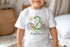 Personalised Safari Birthday T-Shirt for Two Cute Cotton White Top for Safari Theme Party