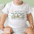 Personalised Baby Sleepsuit "Born in 2025 Safari" t-shirt, vest and bib - Perfect New Baby Gift!