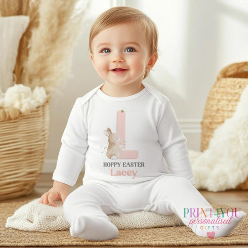 Easter Babygrow, Babies 1st Easter, My First Easter, First Easter sleepsuit, New baby gift, Easter baby outfit, Adorable Bunny Rabbit