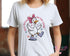 Silly Goose Matching T-Shirt: Mum & Child White Cotton Tee
