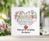 Thank You Teacher Card β Personalised End of Term Card β 6x6 White Greeting Card β Thick Quality Card β Nursery, TA, School Staff Gift