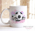 Personalised Football Birthday Mug - Pink Handle - Perfect Birthday Gift for Girls, Pink Girls Football with Boots design