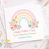 Square greeting card showing the mothers day card for mummy design