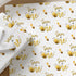 Bee Birthday Wrapping Paper - Personalised 1st Birthday Gift Wrap With Custom Name