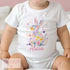 Easter Babygrow, Babies 1st Easter, My First Easter, First Easter sleepsuit, New baby gift, Easter baby outfit, Floral Bunny Rabbit