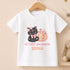 Personalised First Halloween Outfit, Baby Girl Black Cat Pumpkin Vest