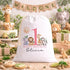 Wild One Birthday Sack – Personalised Safari Animal Gift Bag for 1st Birthday - A3 White Sack