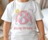 Daisy Rainbow Birthday T-shirt - It's my Birthday, Any number, Girls T-shirt