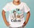 Personalised Cotton T-shirt - Children's Pirate Treasure Chest Graphic Tee