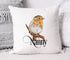 Floral Robin Personalised Cushion | Gift got Grandparents Mum Aunt | Pillow Gift