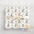 Teddy Bear Gift Wrap - Personalised Name Paper | Soft Sage Green Boys Birthday Wrap