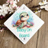 Children's clothing with the baby on board sign design