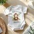 Personalised Safari First Birthday T-Shirt Sleepsuit or Vest Perfect for Babys Special Day