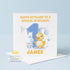 1st Birthday Card Boy – Personalised Blue Duck Keepsake for Milestone Celebration