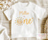 Personalised Baby Birthday Gift - Sun is One Sleepsuit Bib Vest or T-Shirt
