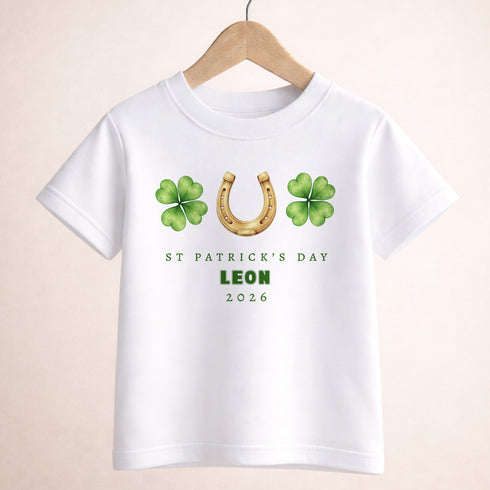 Personalised Baby Outfit – St Patricks Baby Clothes – Custom Name & Year 2026 - Bib