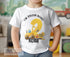Personalised Construction Digger T-Shirt for Kids 1-5yrs - Cotton White Top for Birthday Parties