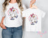 Silly Goose Matching T-Shirt: Mum & Child White Cotton Tee