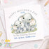Square greeting card showing the mothers day card for mummy design