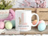 Personalised Easter Mug with Hoppy Little Bunny Rabbit Design - Perfect Gift Idea