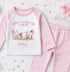 Personalised Fairy Birthday Pyjamas – Pink Girls 1st Birthday Outfit With Custom Name