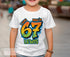 Personalised Kids T – Shirt – Boys Birthday Shirt With Fun Meme Design – Soft Cotton Tee