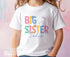 Personalised Big Sister T Shirt – Soft Cotton Heart Print Kids Wear