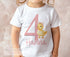 Personalised Duck Birthday T-Shirt for Girls – Any Name and Age – DTG Printed
