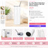 Product image showing white sublimation tumblers