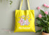 Personalised Teacher Tote Bag with Floral Design Books Custom Name Gift for Educators Perfect End-of-Term Thank You 10L Capacity