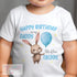 Happy Birthday Mummy, 1st Birthday as My Daddyy, Sleepsuit Baby grow Bodysuit Vest, Auntie Birthday, Nanny Birthday