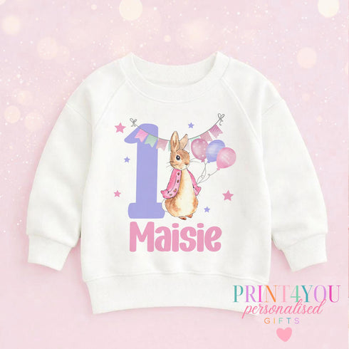 Children's clothing with the birthday sweatshirt design