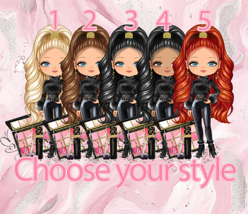 Personalised Girls Fashion makeup Cushion Cover | Super Soft and Fully Washable | Perfect Gift for teenage girls