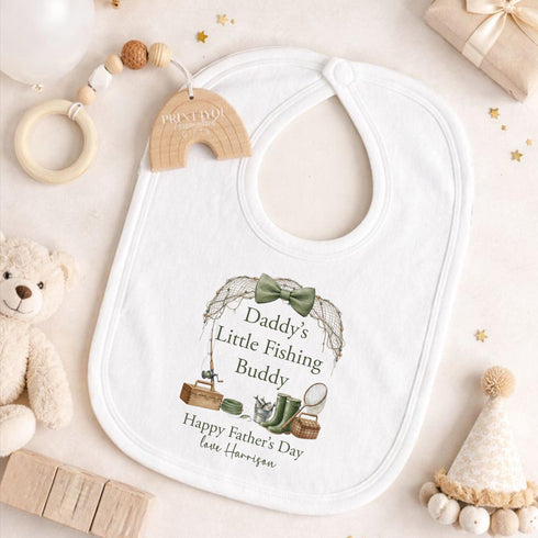 Personalised Baby Vest - Custom Name Baby Grow | Fathers Day Outfit & New Dad Gift