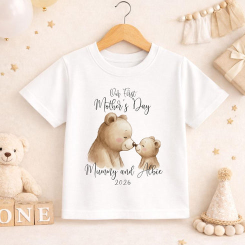 First Mothers Day Outfit – Personalised Baby Keepsake Teddy Bear Gift 2026