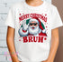 Daddy and Me Christmas T-Shirts | Funny Santa Bruh Tops | Add Any Name