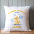 Personalised Soft Washable Baby Duck Cushion Cover - Perfect Gift for First Birthday