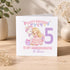 Personalised Unicorn Birthday Card - Magical Keepsake for Girls Age 1 - 9