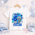 Boys Birthday T – Shirt – I Was 6 Now I’m 7 Retro Style Personalised Cotton Tee - 4-5 years