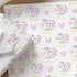 a repeating pattern of the name "Olivia" and various decorative elements such as hearts and flowers on a white background.