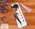 Custom Aluminium Character Bookmark with Tassel Personalised Kids Gift 15.2x37cm
